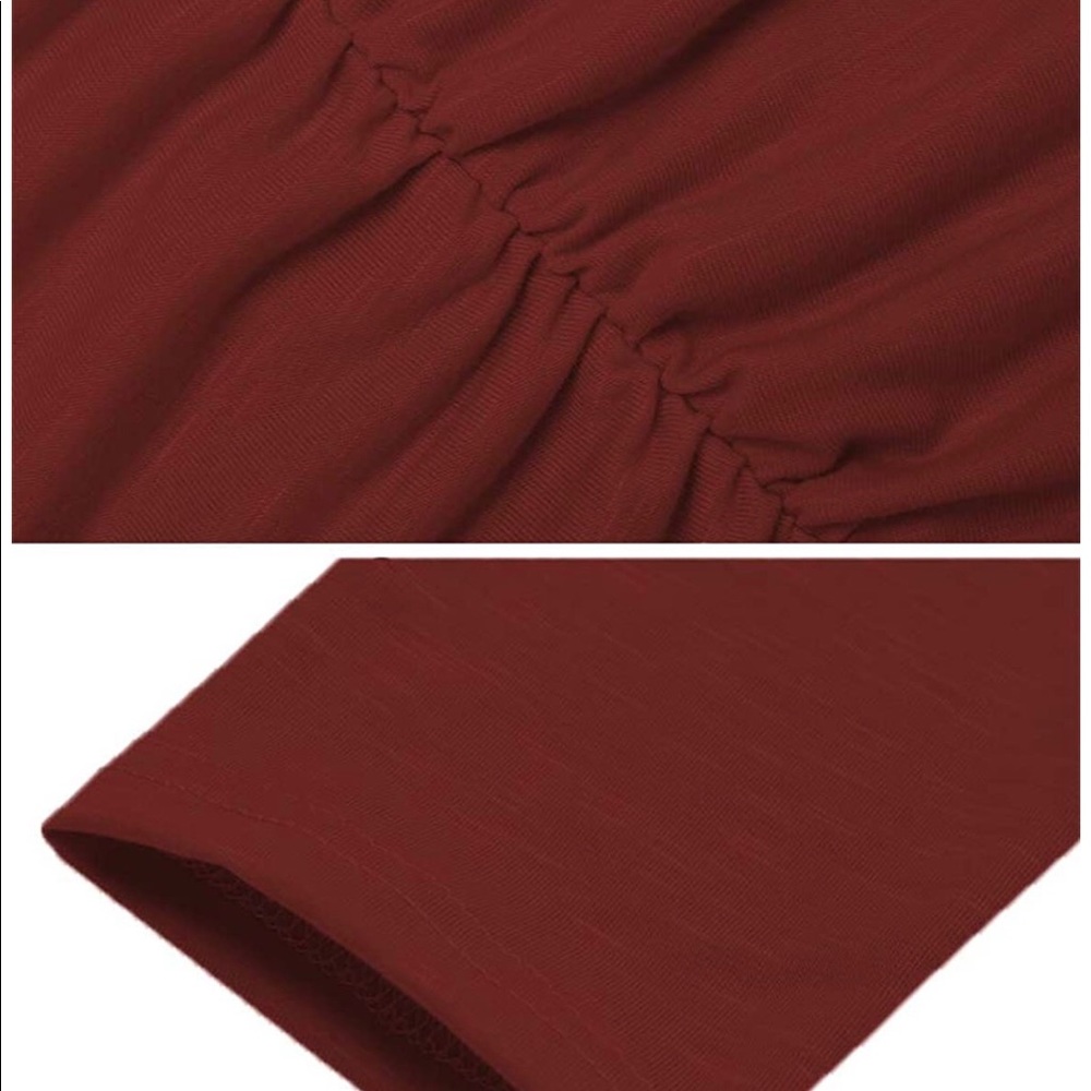 SOLD! Ruched Bodycon Mini T Shirt Dress in Medium, NWT - Picture 5 of 7